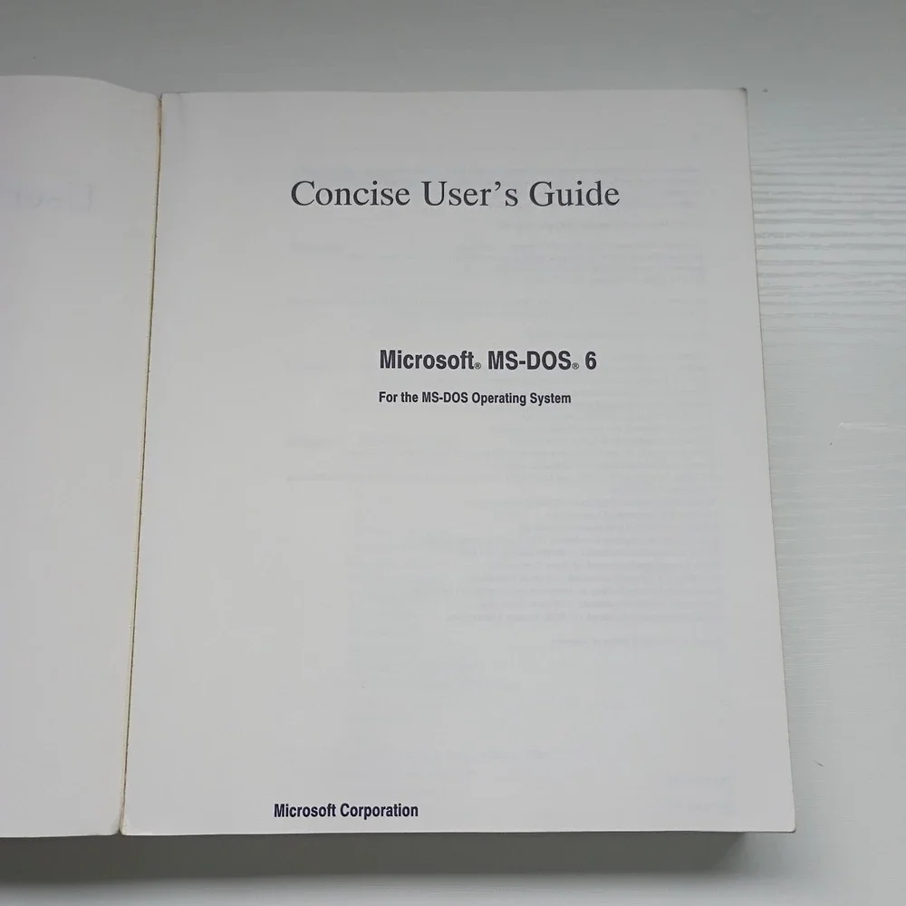 Microsoft Windows For Workgroups & MS-DOS 6.2 Users Guide Manual Vtg